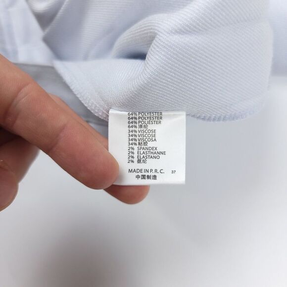 BRANDY MELVILLE Dana 90s Pleated Double Buckle Micro Mini Skirt in Baby Blue y2k - Picture 9 of 9